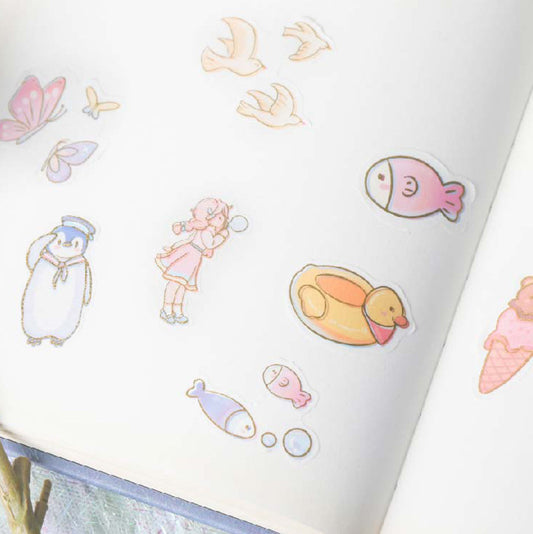 Cool Holiday - Cartoon Sticker Bag