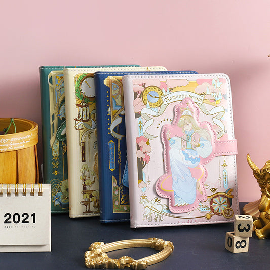 Forest Dream - 32K 224 Page Magnetic Buckle Notebook - Cute Student Notebook