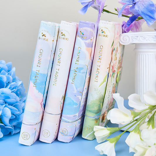 Peach Painting In Spring - 36K Magnetic Buckle Book