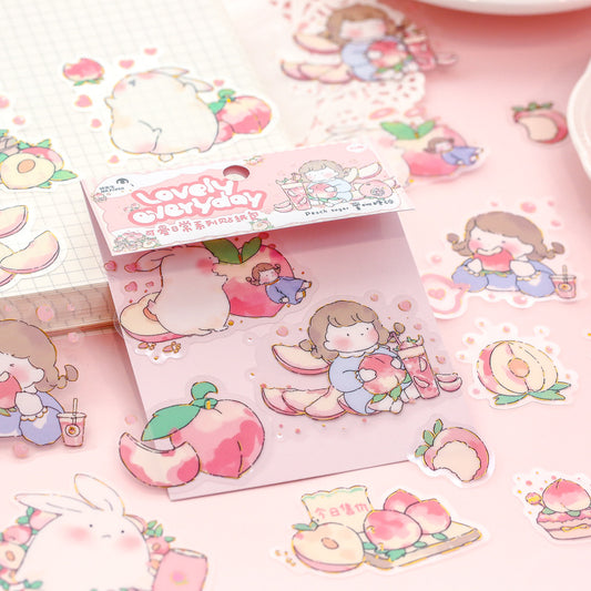 Cute Everyday - PVC Gilding Sticker Bag