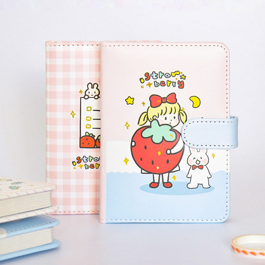 A5 Strawberry Girl Journal - Soft Leather Cover Planner