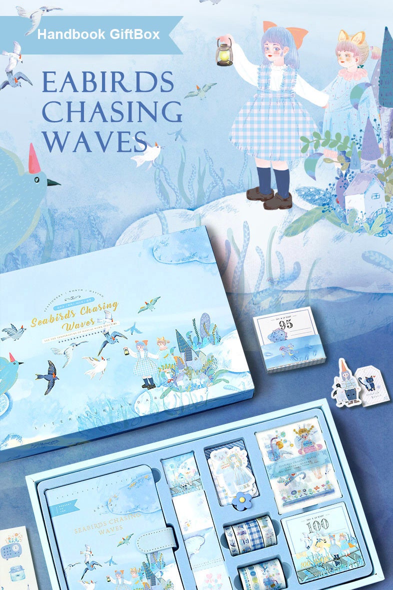 Planner Gift Set comes with Journal, Washi Tape, Stickers, Planner and more - Christmas Thanksgiving Gift - Birthday Gift - Craft and DIY