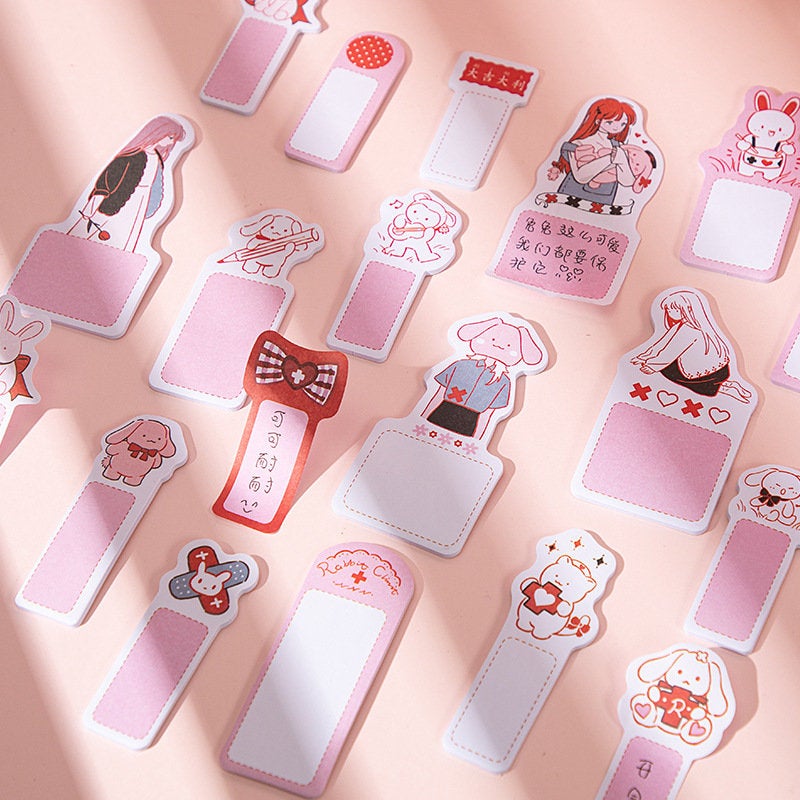 Cute Rabbit Clinic Sticky Notes Set
