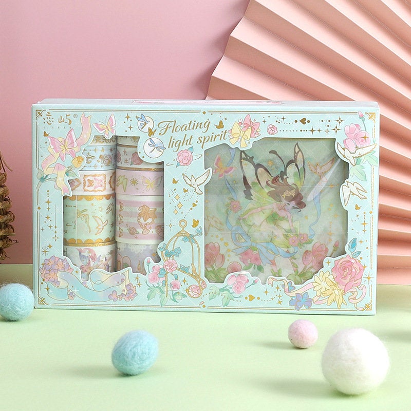 Peach and Fairy Washi Tape Set