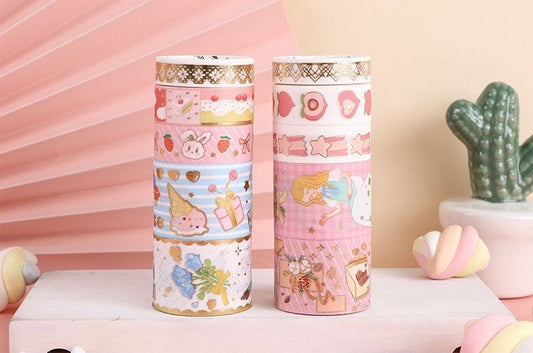 Peach and Fairy Washi Tape Set