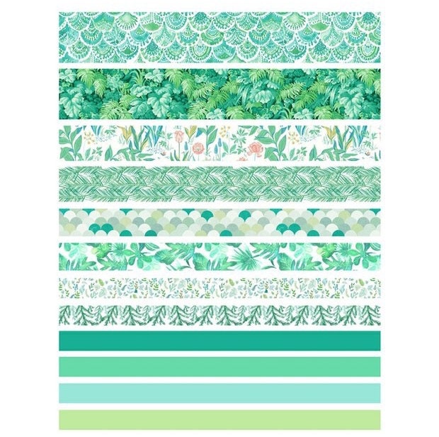 Washi Tape Set- Coloring Pattern 12 Rolls Washi Tape of Bullet Journal and Planner- Masking Tape - Birthday Gift - Craft and DIY