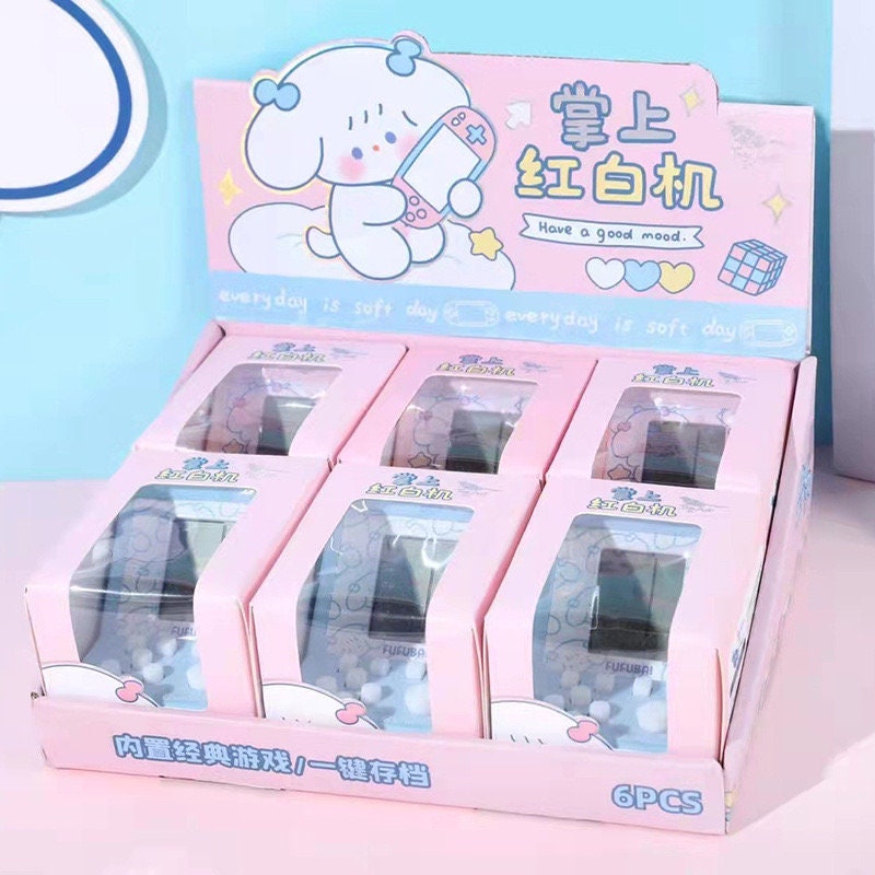 Mini Game Player - Mini Game Machine Puzzles Toys for Kids - Mini Gaming Device - Cool Game with Keyboard, Birthday Gift for Kids Children