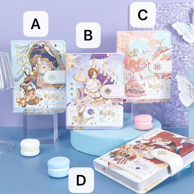 Fairy Tale Poetry - 64K PU Magnetic Buckle Book