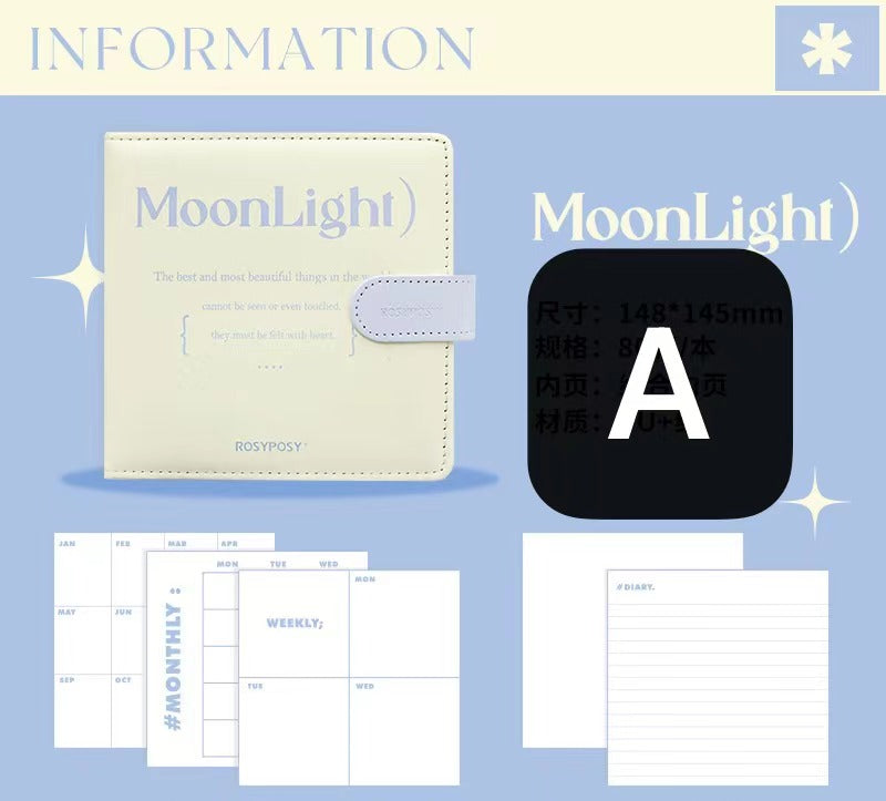 Saline Series - PU Magnetic Buckle Book