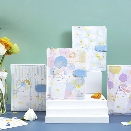 Flower And Bird Poetry - 36K PU Magnetic Buckle Book