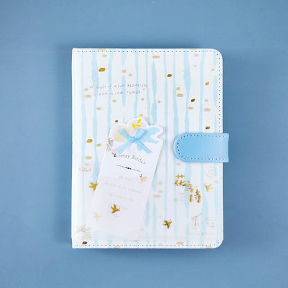 Flower And Bird Poetry - 36K PU Magnetic Buckle Book