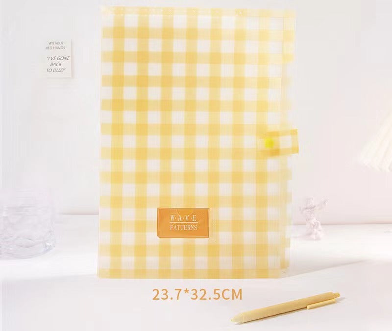 A4 PP Transparent Document Bag