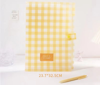 A4 PP Transparent Document Bag