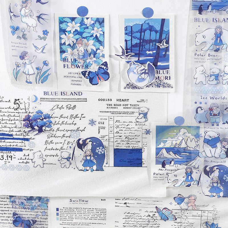Blue Friends Series - PET Strip Tape