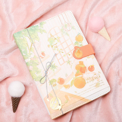 Big Orange - 32K PU Magnetic Buckle Book