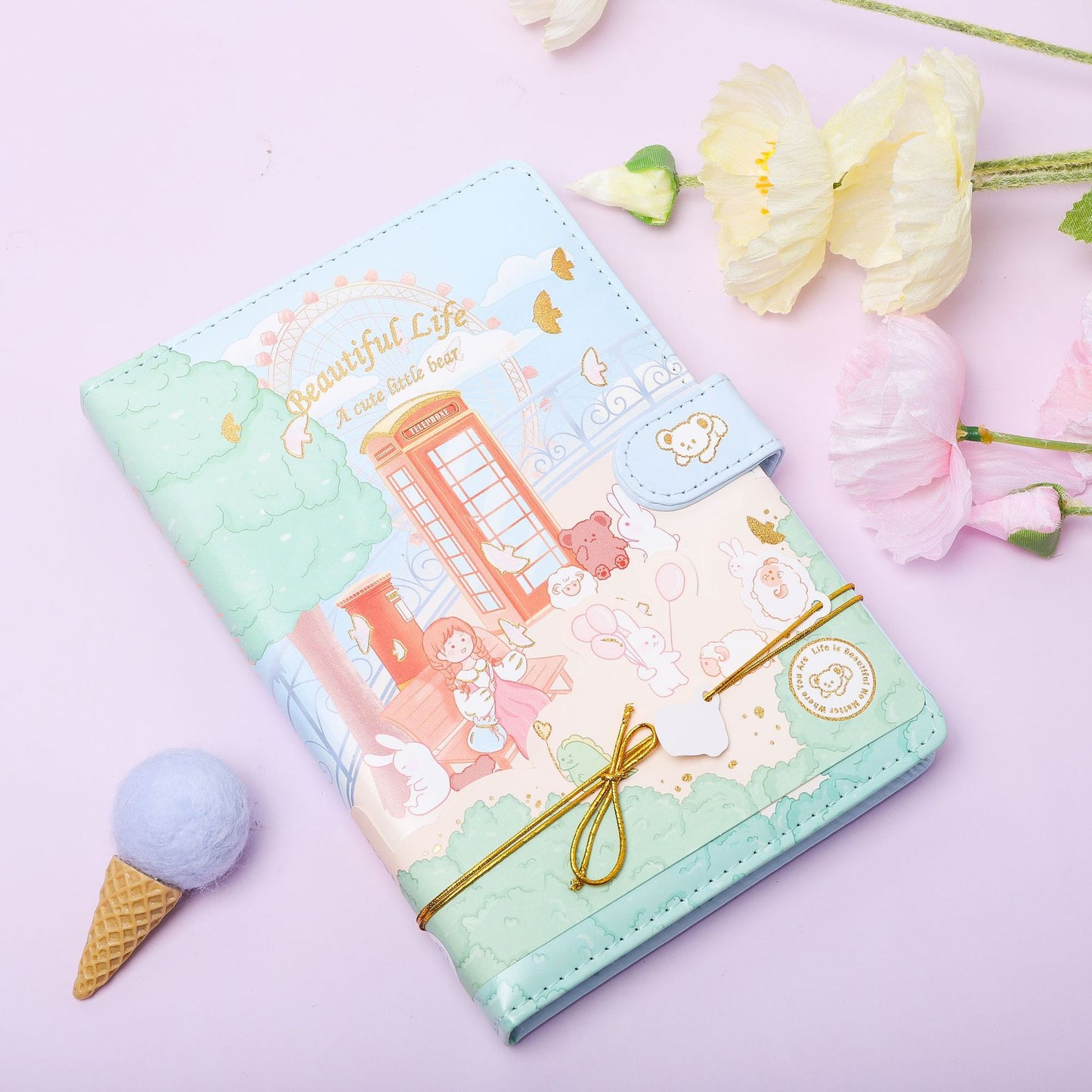 Pet Town - 32K PU Magnetic Buckle Book