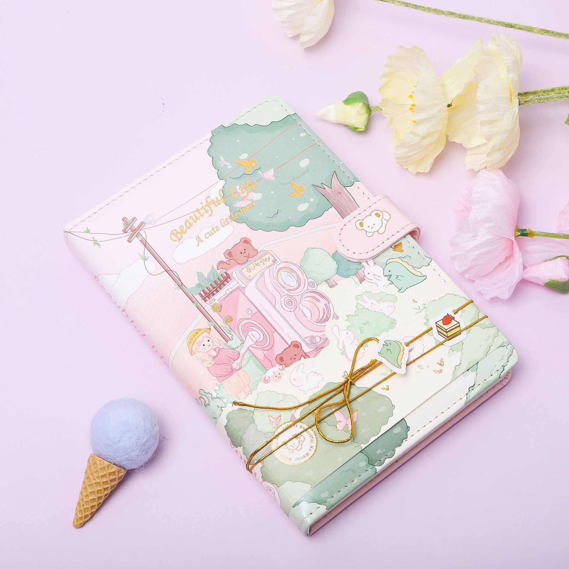Pet Town - 32K PU Magnetic Buckle Book