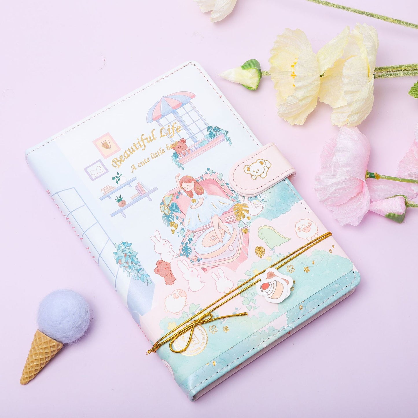 Pet Town - 32K PU Magnetic Buckle Book