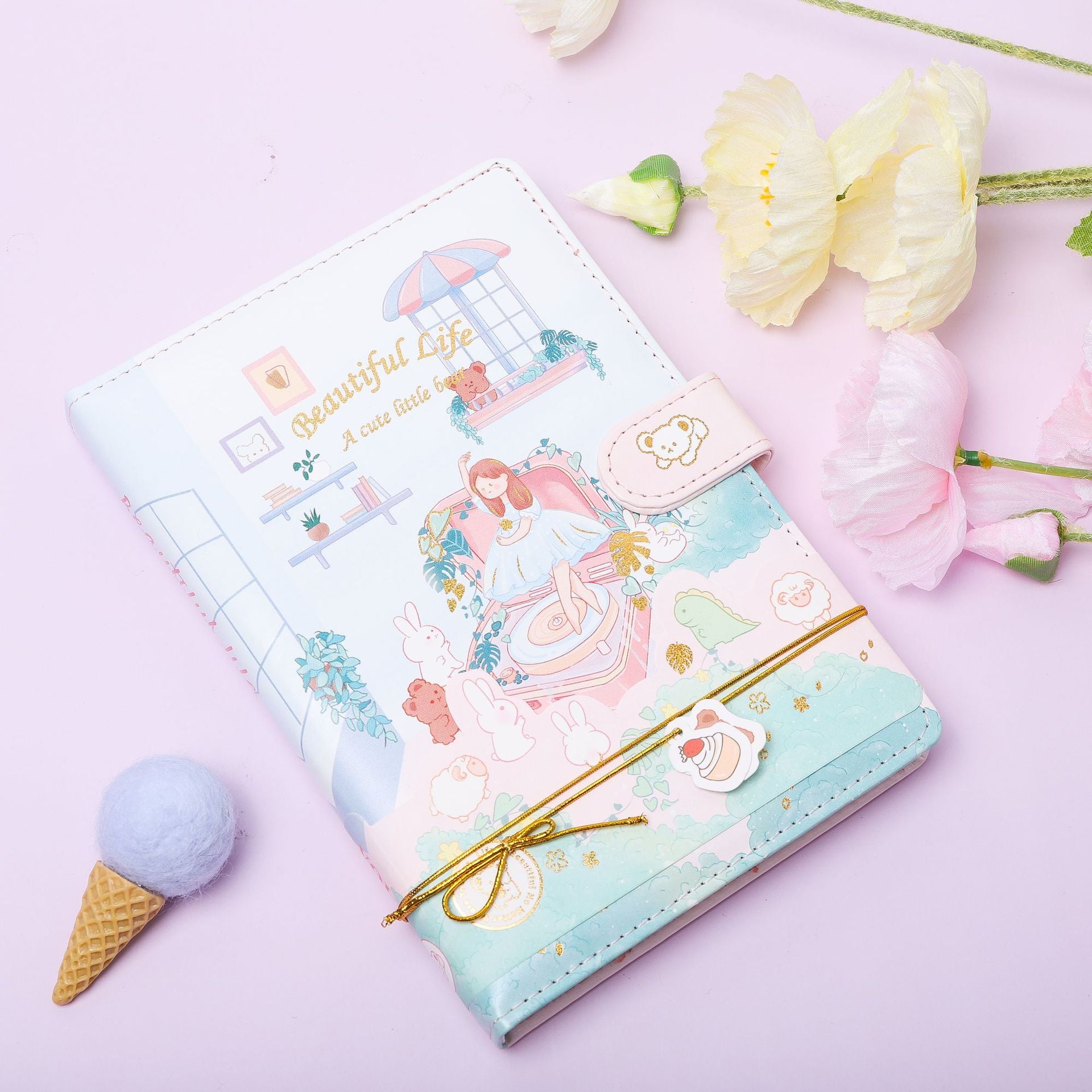 Pet Town - 32K PU Magnetic Buckle Book