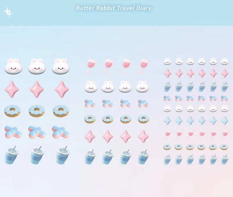 Girl's heart adhesive sticker