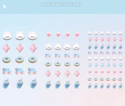 Girl's heart adhesive sticker