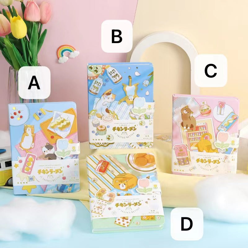 Rainbow Seven Minutes Sweet - 32K Magnetic Buckle Notebook - Cute Student Notebook