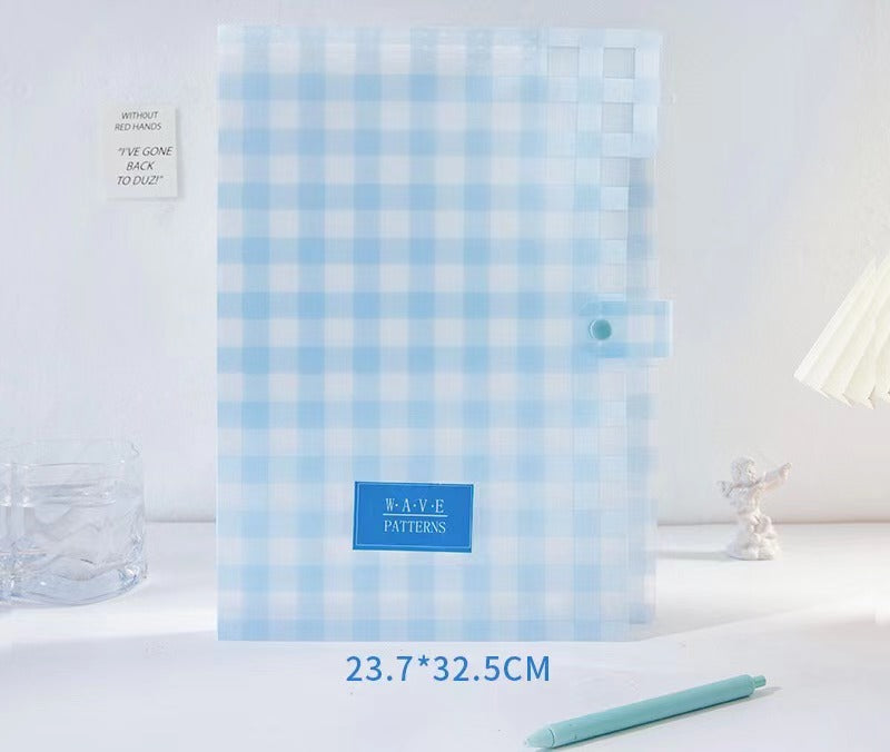 A4 PP Transparent Document Bag