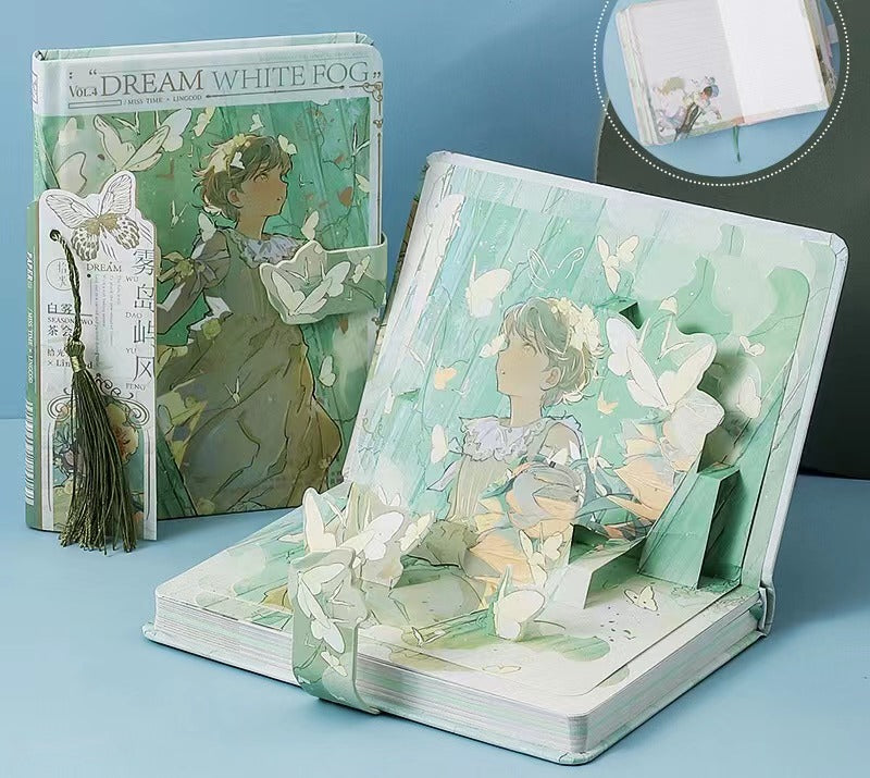 Foggy Island Wind - 32K Magnetic Buckle Book