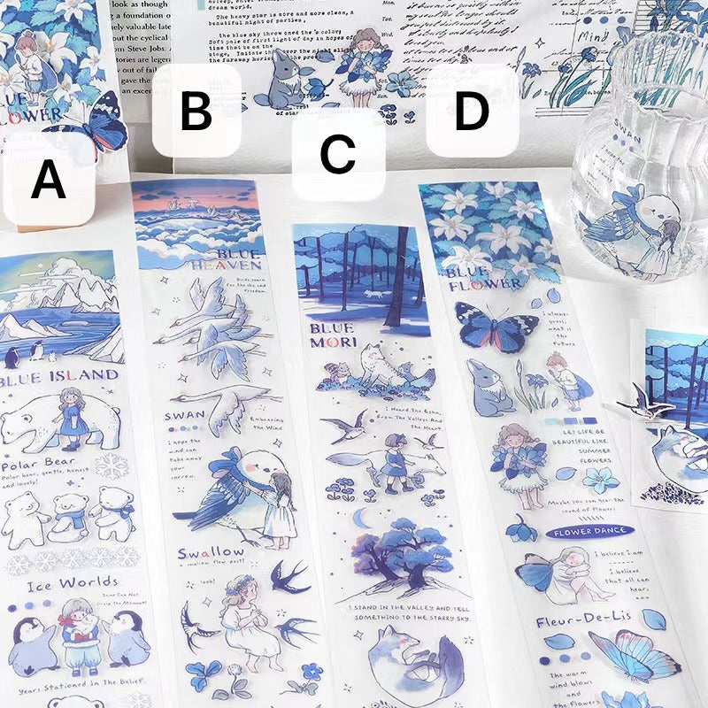 Blue Friends Series - PET Strip Tape