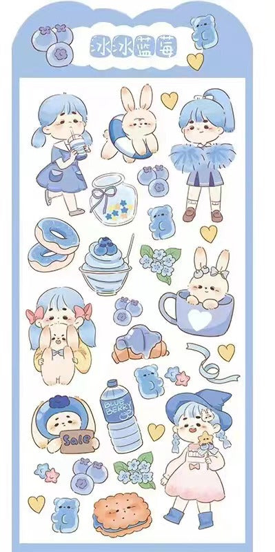 Lovely Girl - Crystal Adhesive Sticker