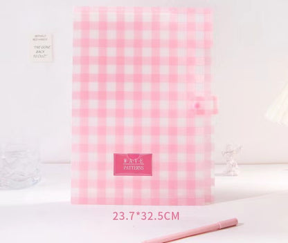 A4 PP Transparent Document Bag