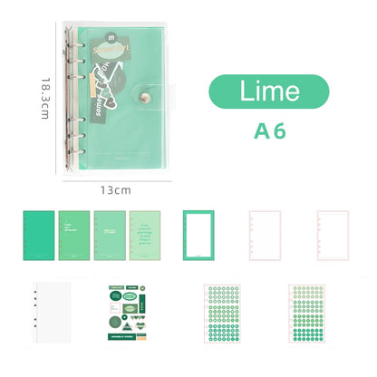 A6 Loose Leaf Diary with Stickers