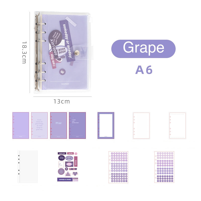 A6 Loose Leaf Diary with Stickers