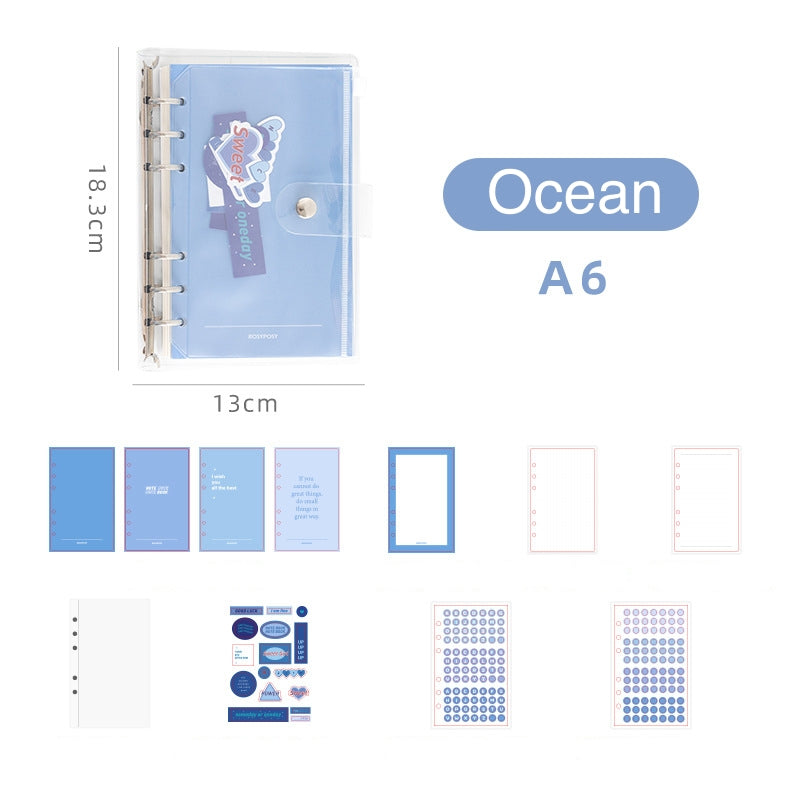 A6 Loose Leaf Diary with Stickers