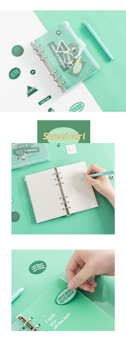 A6 Loose Leaf Diary with Stickers