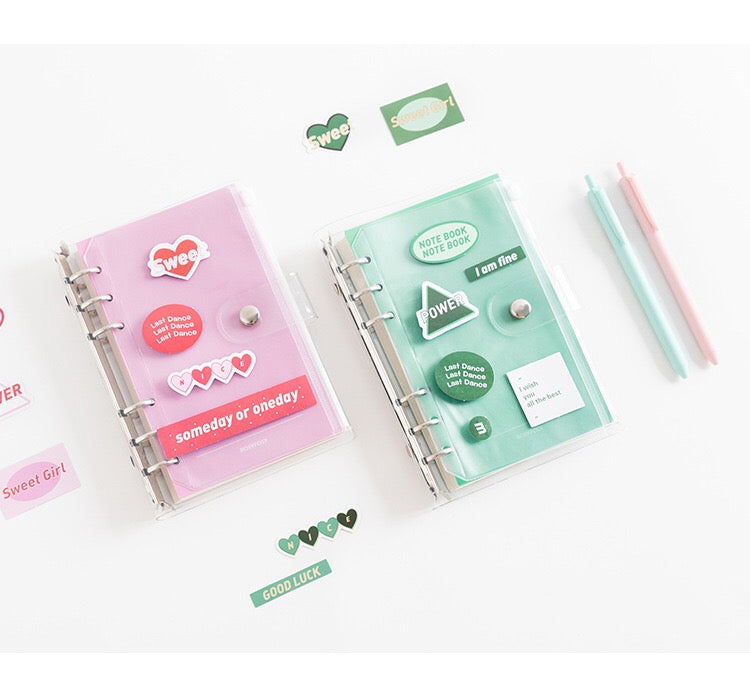 A6 Loose Leaf Diary with Stickers