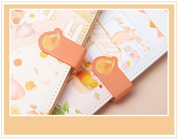 Orange Farm and The Cat Journal With Bookmark