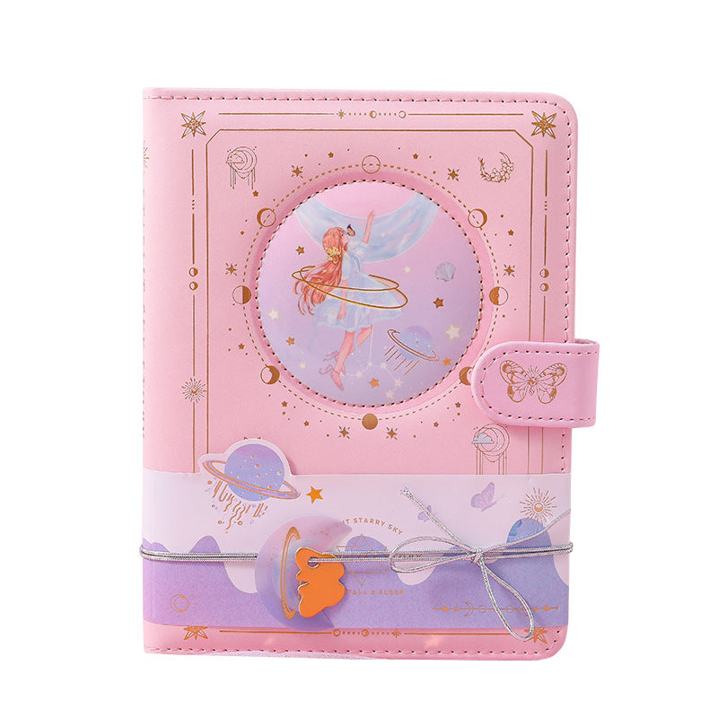 A5 Gold Fairy Planner - Gold Foil Soft Leather Cover