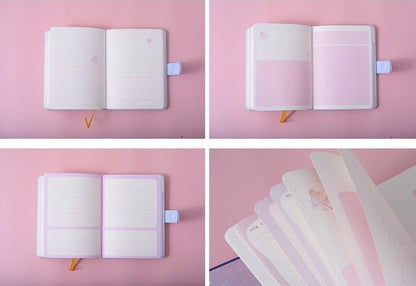 A5 Gold Fairy Planner - Gold Foil Soft Leather Cover