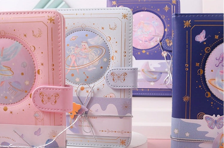 A5 Gold Fairy Planner - Gold Foil Soft Leather Cover