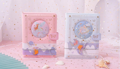 A5 Gold Fairy Planner - Gold Foil Soft Leather Cover