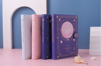 A5 Gold Fairy Planner - Gold Foil Soft Leather Cover