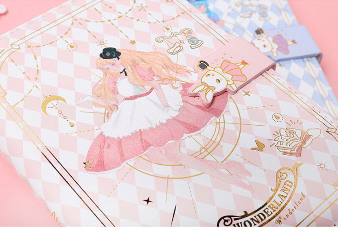 Alice Dream Journal with magnetic  buckle