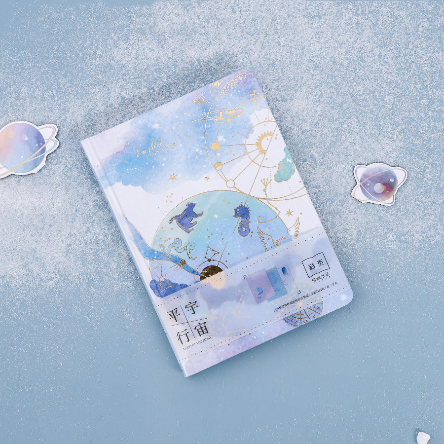 A5 Parallel Universe Journal -  Hard Cover with Gold Foil