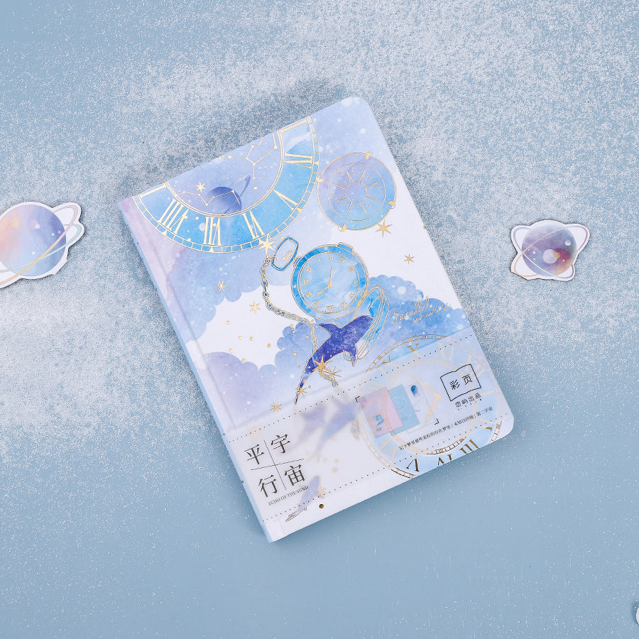 A5 Parallel Universe Journal -  Hard Cover with Gold Foil