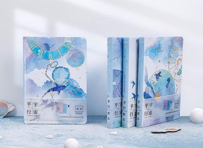 A5 Parallel Universe Journal -  Hard Cover with Gold Foil