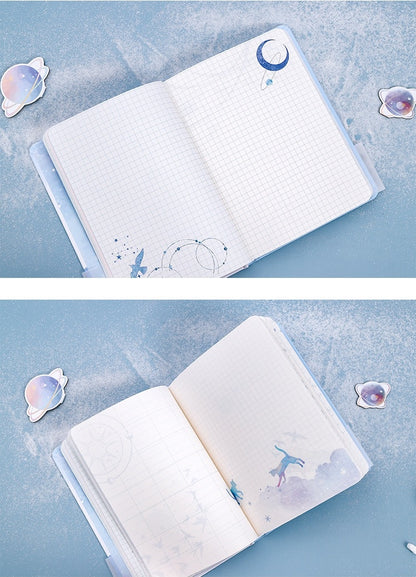 A5 Parallel Universe Journal -  Hard Cover with Gold Foil