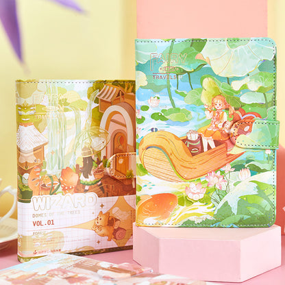 Fairy Travel Notes - 36K PU Magnetic Buckle Book