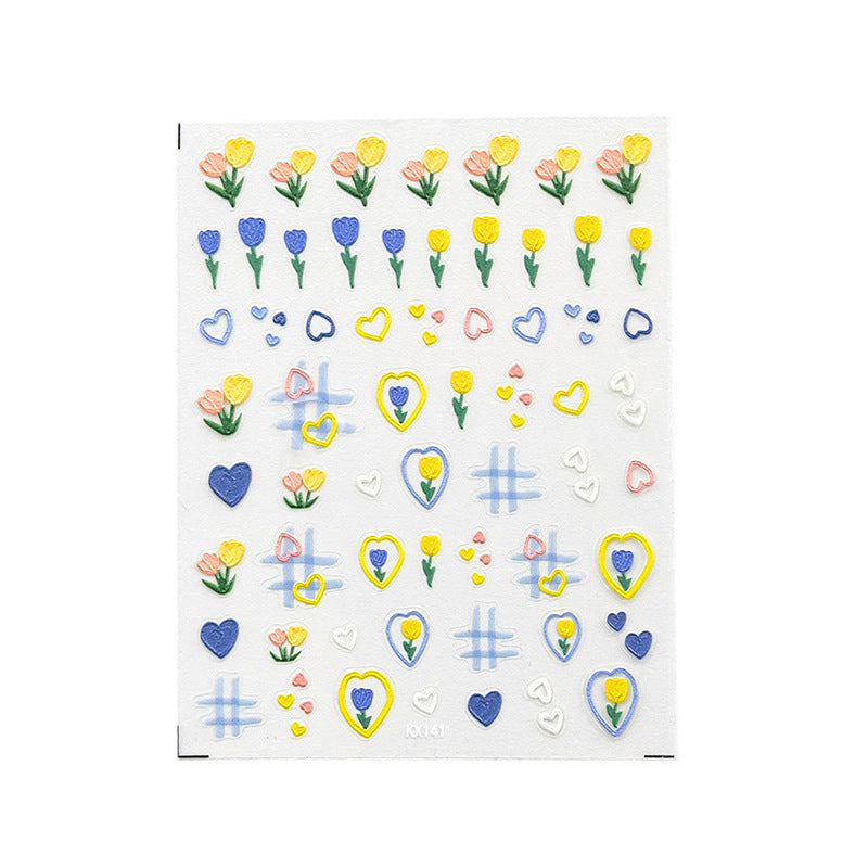 8x10cm Embossed ticker