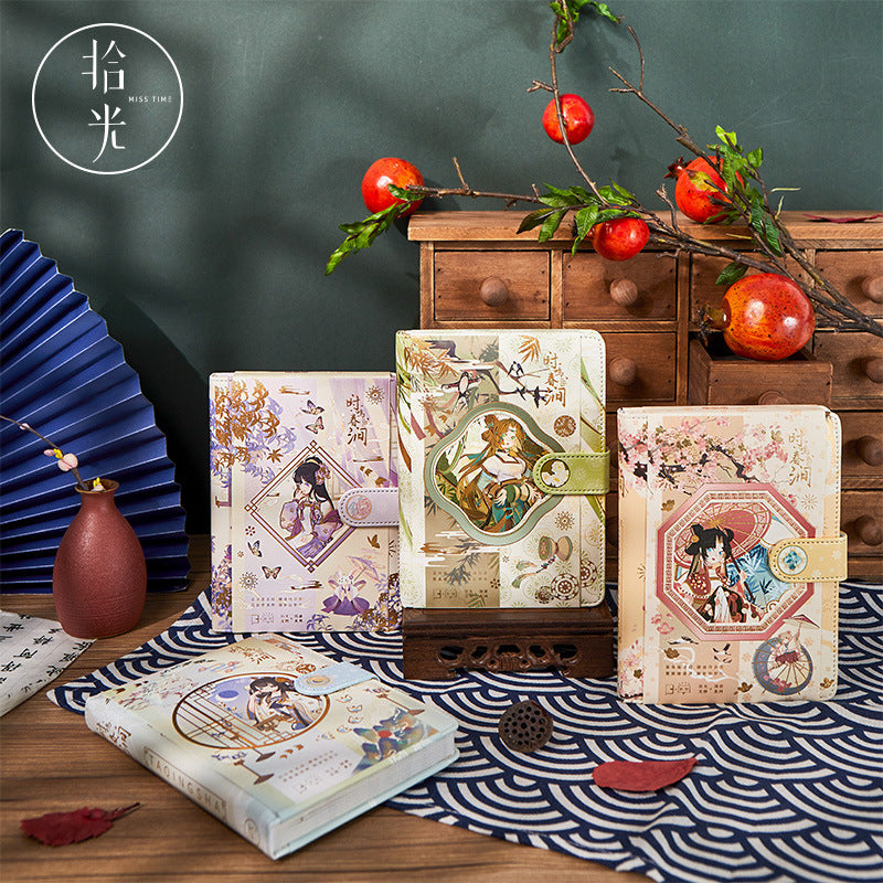 Spring stream - 36K Magnetic Buckle Notebook - Cute Student Notebook